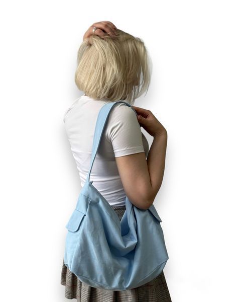 fluffy bag /blue sky  фото