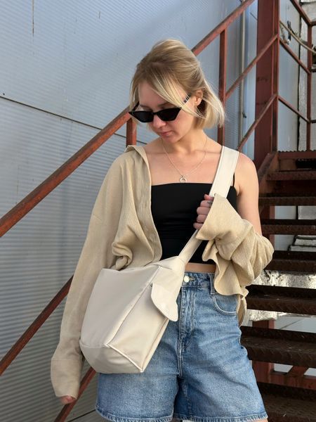 fluffy bag poly /nude  фото