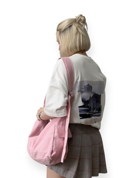 fluffy bag regul /pinky  photo