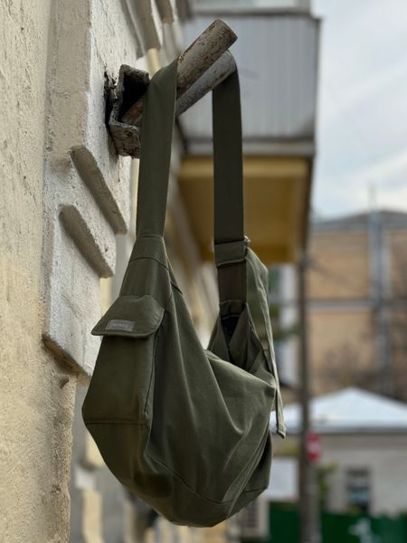 fluffy bag regul /army khaki  photo