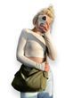 fluffy bag regul /army khaki  photo